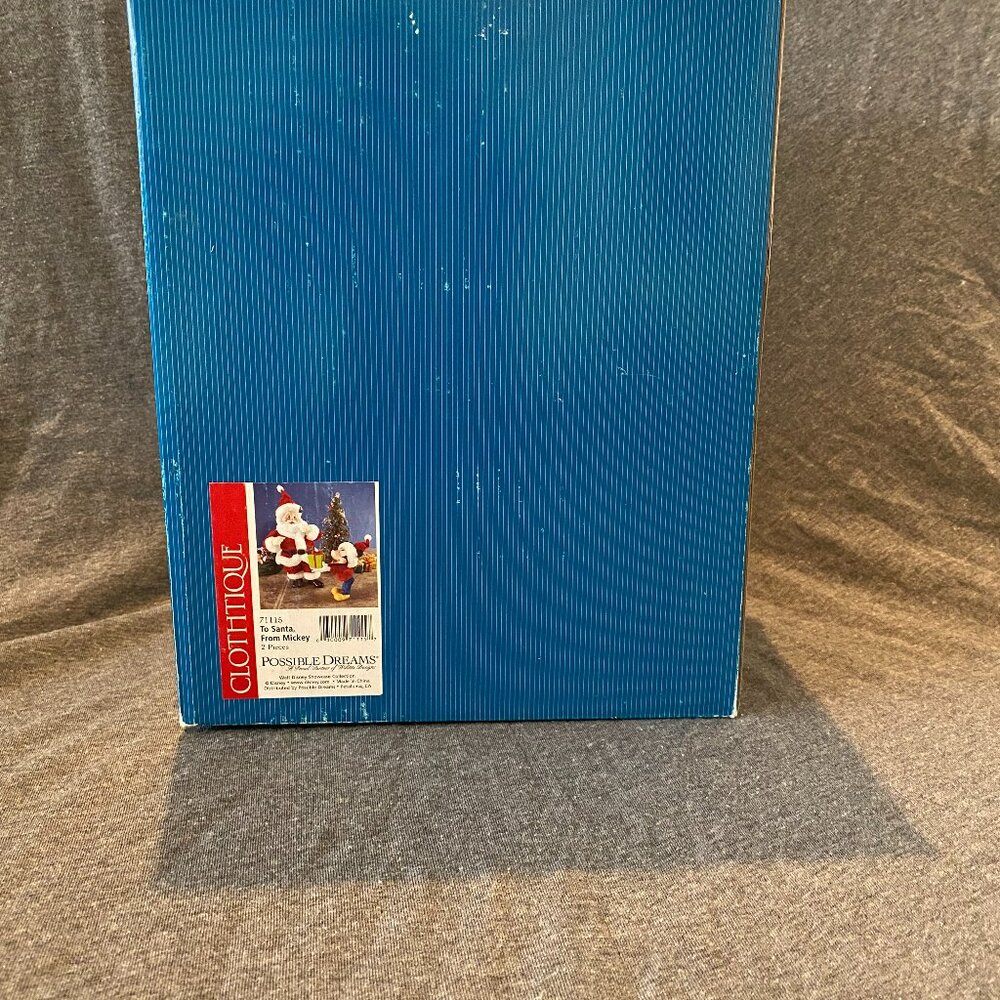 Possible Dreams - To Santa, From Mickey Figurine
